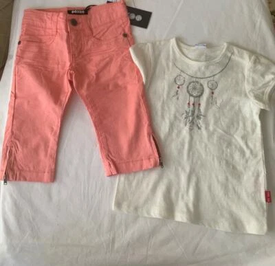 £13.61 • Buy OOXOO & P'TIT BISOU - GIRLS SZ 24m JEANS & TOP OUTFIT - 2pce SET - NWT