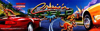 Cruis'n (Cruisin) World Arcade Marquee/Sign (30.25  X 9.25 ) • $14.95