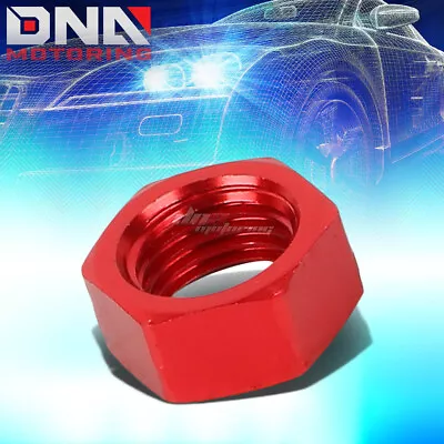 An4 An-4 Fuel Bulkhead Red Aluminum Anodized Nut Sealing Locking Fitting Adapter • $4.28