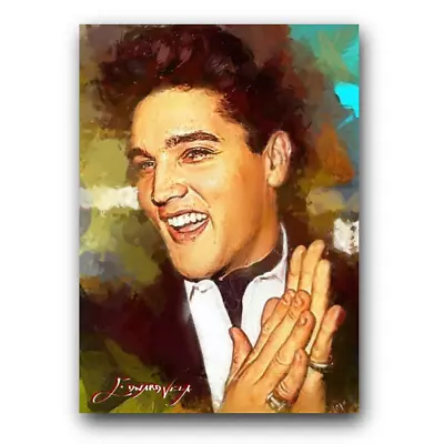 Elvis Presley #44 Art Card Limited 3/50 Edward Vela Signed (Music -) • $4.99