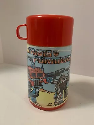 1984 Transformers Thermos For Lunch Box * Vintage * Lunchbox Bottle  • $23