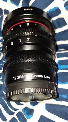 Meike MK-35T22-M43 35mm T2.2 MFT Cinema Prime Lens • $285