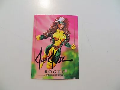 1992 Marvel Masterpieces 1st Series Rogue Card Signed Joe Jusko Coa & Poa • $29.99