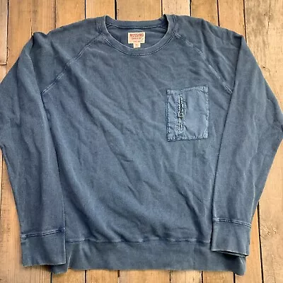 Mossimo Supply Co Blue Pocket Long Sleeve Mens T-Shirt Size 2XL • $14.99