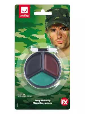 Army Camouflage Make-Up Set - Complete Fancy Dress Accessory Kit • £6.99