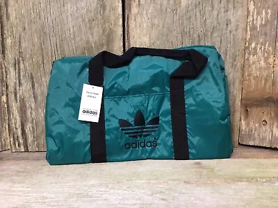 $29.99 • Buy Vintage Adidas Trefoil Promo Green Travel Duffel Gym Bag Brand New Mountain Dew