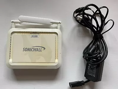 SonicWall TZ-105W Firewall Network  With  AC Power Adapter And Power Cord. • $30