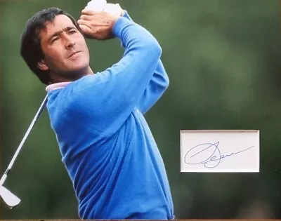 £399.99 • Buy SEVE BALLESTEROS Signed 14x11 Photo Display GOLF Champion MASTERS COA