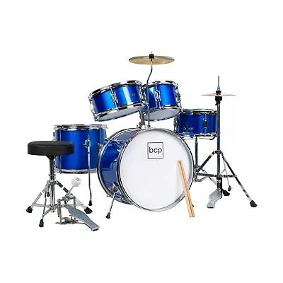 Best Choice Products Kids Drum Set 5-Piece 16in Beginner Drum Set Junior Drum... • $190.79