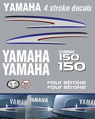 YAMAHA 150hp Four Stroke OUTBOARD STICKERS • $132
