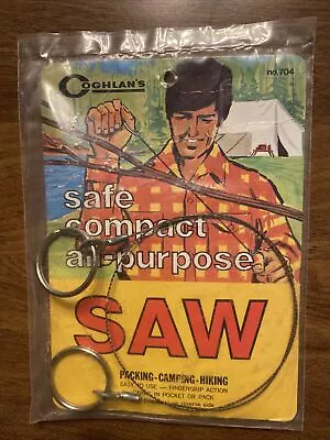 Vintage 1972 Sealed Coghlan’s Safe Compact All-Purpose Camping Hiking Pocket Saw • $9.99