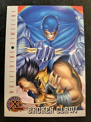 1996 Fleer Marvel X-men Wolverine Timeline Broken Claws #88 Card • $1.99