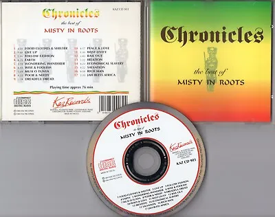 CHRONICLES CD The Best Of Misty In Roots UK 1994 Reggae 17-track Near Mint • £49.55