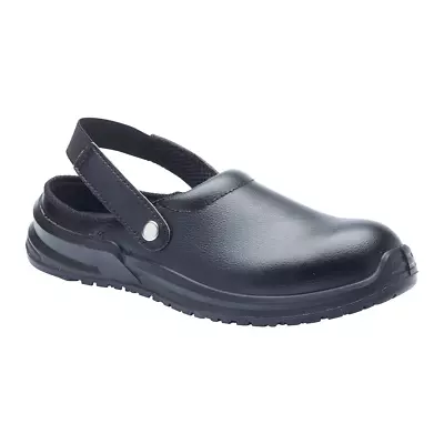 Blackrock Black Hygiene Safety Clog With Steel Toe Cap Size 6 / EU 39 • £30.80