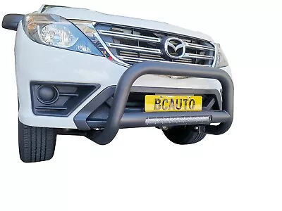 Black Nudge Bar 3  100W LED Light Bumper Guard For Mazda BT-50 2011-20 • $399.95