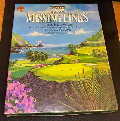 New SEALED BePuzzled  ©1993 The Case Of The Missing Links Jigsaw Puzzle Mystery • $22.49