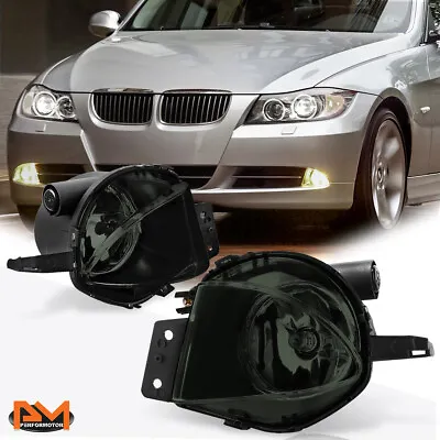 For 06-08 BMW 3-Series E90/E91/E92/E93 Smoked Lens Front Bumper Fog Light/Lamp • $36.89