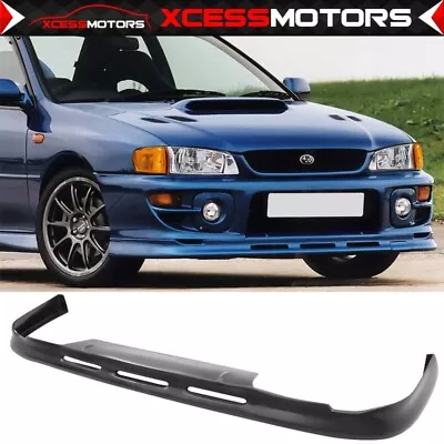 Fits 97-01 Subaru Impreza WRX P1 Style Unpainted Front Bumper Lip Spoiler - PU • $119.99