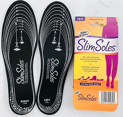 Odor Eaters Slim Soles Thin Soft Especially Designed For Women Size Up To UK 9 • £3.99