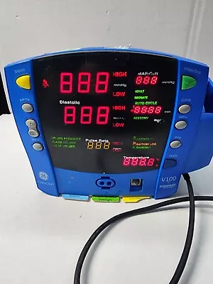 GE Carescape V100 Dinamap Patient Vital Sign Monitor SpO2 Blood Pressure Temp • $119