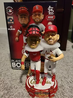 St. Louis Cardinals Wainwright Yadier Molina 325 Career Start Record Bobblehead • $125