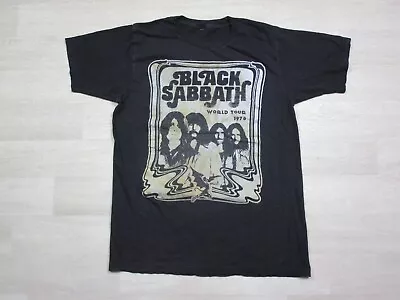 Vintage Black Sabbath World Tour 1978 Shirt (M) Short Sleeve (Ozzy Osborne) Y2K • $29.88
