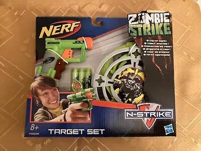 Nerf Zombie Strike Target Set Jolt Blaster Clip On Sight Hasbro  NEW And Boxed • £11.99