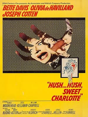 Decoration Poster.Room Decor.Home Interior.Hush Sweet Charlotte Movie Art.11256 • $19