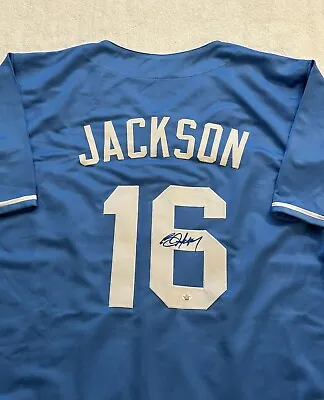 Bo Jackson Signed Kansas City Royals Baseball Jersey COA • $229