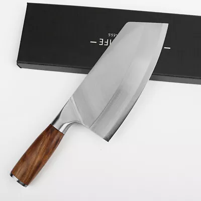 US Chef's Knife Stainless Steel Japanese Cleaver Chopping Slicing Kitchen Knife • $21.99