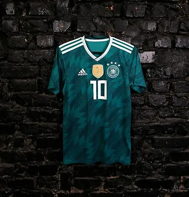 Ozil Germany Team Away Football Shirt 2018 - 2019 Adidas BR3144 Mens Size XS • $65