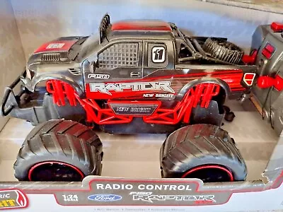 New Bright  RC Trucks Ford F-150 SVT Raptor Turbo 1:24 Scale 2.4GHz Age4+ • $15.97