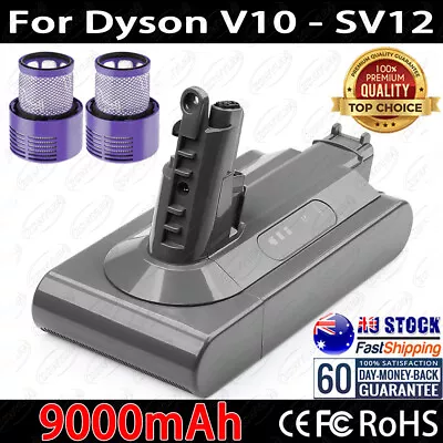 9000mAh For Dyson V10 Battery SV12 Cyclone Absolute Animal Replacement 25.2V • $79.99