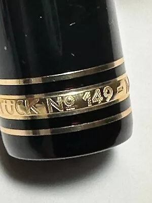 New Old Stock Montblanc MeisterstÜck 149 Pix Black Gold Cap • $145