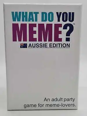 What Do You Meme Aussie Edition Game (New Never Used) • $39