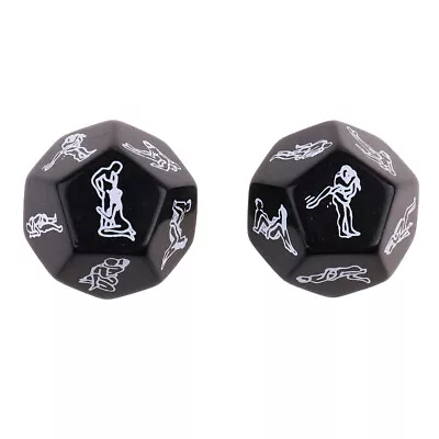 2pcs Dice Game Erotic Sex Dices  Position Toys Couple Fun Toys • £5.23