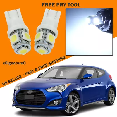 10 X White LED Interior Light Package For 2012 - 2017 Hyundai Veloster + TOOL • $12.33