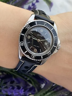 Vintage Diver Eberhard &Co Royal Matic Watch Automatic 173-123 Unisex 31mm Swiss • $349