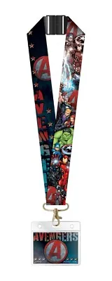 Marvel Avengers Assemble Soft Touch Dangle Lanyard With Hook And Release Buckle • $9.90