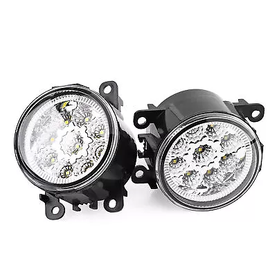 ・9 LED Car Round Front Fog Lamp DRL Daytime Running Light For Focus White • $24.26