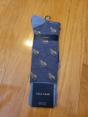 Cole Haan Men's Dress Crew Socks  ALH159 English Manor Owl • $9.59