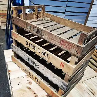 Vintage Wooden Potato Chitting Trays Wood Vegetable Storage Box WITH DELIVERY • £445