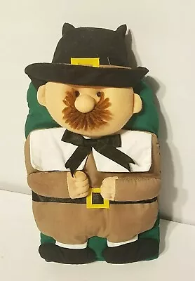 Vintage Thanksgiving Pilgrim Man Pot Holder Oven Mitt Winfield Trading  • $9.95