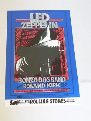 $169 • Buy Led Zeppelin Winterland 1969 Concert Poster 2ND PRINT