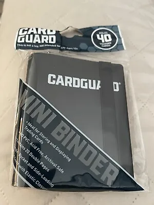 Card Guard Mini Card Binder With Strap ~ Holds 40 Trading Cards ~ NEW • $5