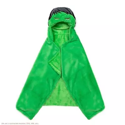 Marvel Hulk Kids' Hooded Blanket Green • $22