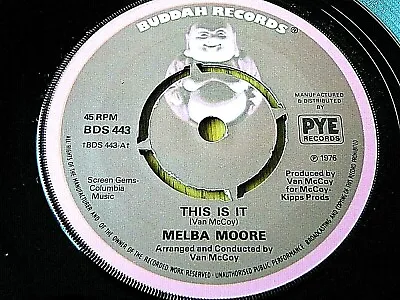 Melba Moore - This Is It  7  Vinyl (ex)  • £2.89