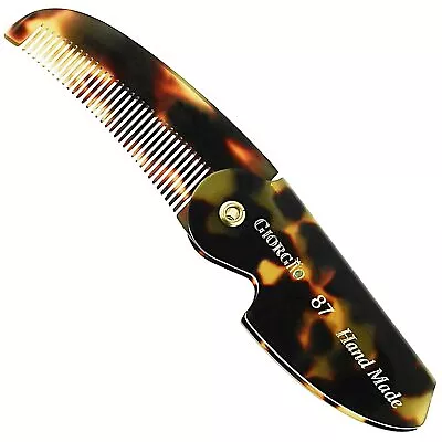 4.5  Handmade Fine Tooth Contoured Folding Pocket Comb • $10