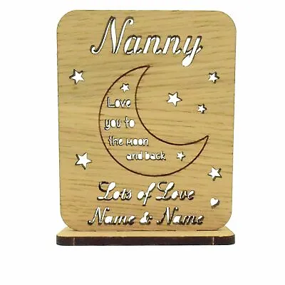 £3.99 • Buy Personalised Mothers Day Gift For Her Mummy Nanny Granny Grandma