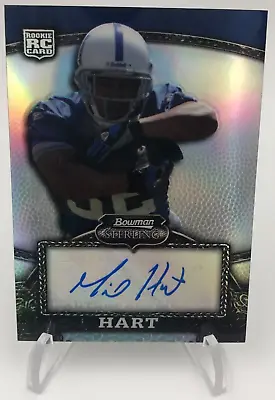 2008 MIKE HART ROOKIE AUTO Bowman Sterling REFRACTOR SP/199 Card MICHIGAN COLTS • $14.99